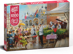 Cherry Pazzi Puzzle Piazza San Marco, Benetke 1000 kosov