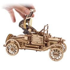 UGEARS 3D lesena mehanska sestavljanka Zgodovinski avto UGR-T