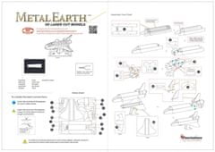 Metal Earth 3D sestavljanka Space Shuttle Atlantis