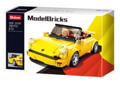 Sluban ModelBricks M38-B1097 Nemški rumeni športni avtomobil