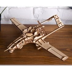 UGEARS 3D lesena mehanska sestavljanka Bojni dron Bayraktar TB2