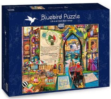 BLUEBIRD Puzzle Življenje kot odprta knjiga: Benetke 4000 kosov