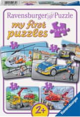 Ravensburger Moje prvo reševalno vozilo Puzzle 4v1 (2,4,6,8 kosov)