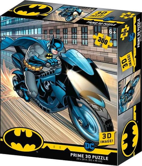 Prime 3D Puzzle Batman: Batcycle 3D 300 kosov