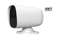 iGET SECURITY EP26 White - Baterijska kamera WiFi FullHD, IP65, zvok, samostojna in za alarm M5-4G CZ