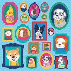 Mudpuppy Puzzle Portreti hišnih ljubljenčkov 500 kosov