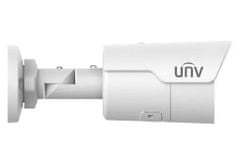 Uniview IP kamera 2688x1520 (4 Mpix), do 30 sličic na sekundo, H.265, 2,8 mm (101,1°), PoE, Mic., IR 50 m, WDR