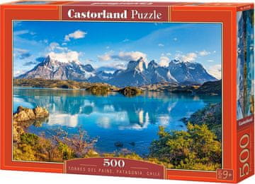 Castorland Puzzle Torres Del Paine, Patagonija, Čile 500 kosov