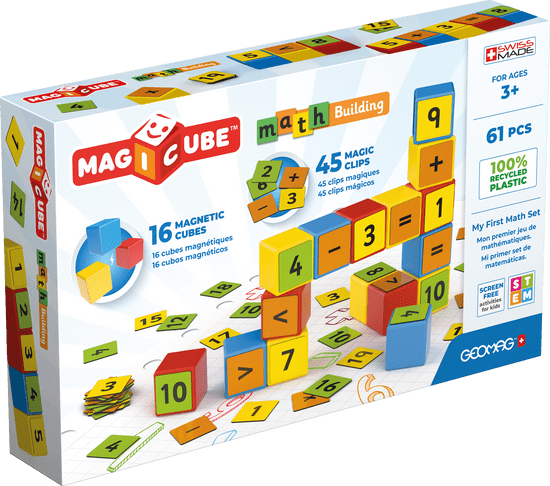 Geomag Magnetne kocke Magicube Math 61 kock