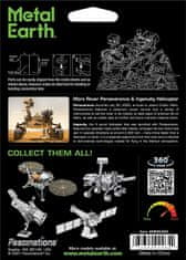 Metal Earth 3D sestavljanka Mars Rover Perseverance &amp; Ingenuity Helikopter