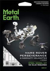 Metal Earth 3D sestavljanka Mars Rover Perseverance & Ingenuity Helikopter