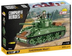 Cobi 3044 COH Sherman M4A1, 1:35, 615 KM, 1 f