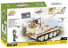 Cobi 2282 II. svetovna vojna Marder III Ausf. M, 1:35, 367 k, 1 f