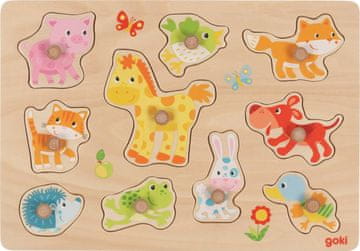 Goki Lesena sestavljanka Puppies