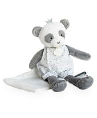 Doudou Gift - plišast panda z odejo 28 cm
