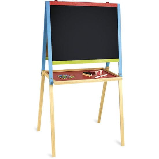 Jeujura Lesena multiaktivna deska 56x43 cm z dodatki