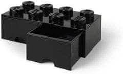 LEGO Škatla za shranjevanje z 8 predali - črna