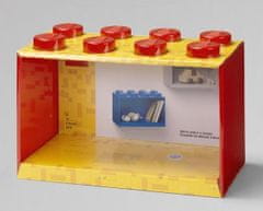 LEGO Stenska polica Brick 8 - rdeča