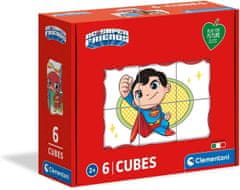 Clementoni Igra za prihodnost Superfriends Slikovne kocke, 6 kock