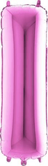 Grabo Napihljiv balon črka I roza 102 cm -