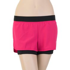 Sensor Ženske kratke hlače TRAIL Pink/Black - L