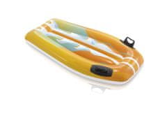 Intex Napihljiv ležalnik/plavalnik z ročaji 112x62cm - mešanica barv