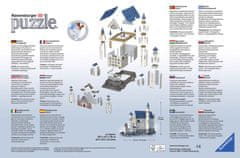 Ravensburger 3D sestavljanka Grad Neuschwanstein, Nemčija 309 kosov