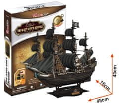 CubicFun Piratska ladja Queen Anne's Revenge 3D Puzzle 180 kosov