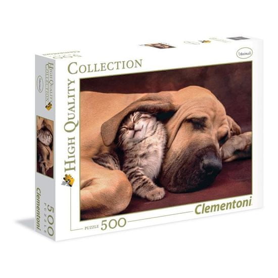 Clementoni Puzzle - Pes in mačka 500 kosov