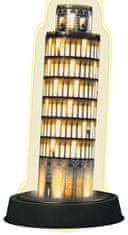 Ravensburger Svetleča 3D sestavljanka Night Edition Leaning Tower of Pisa 216 kosov