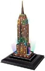 CubicFun Osvetljena 3D sestavljanka Empire State Building 38 kosov