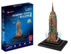 CubicFun Osvetljena 3D sestavljanka Empire State Building 38 kosov