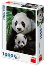 Dino Puzzle Panda z mladičem 1000 kosov