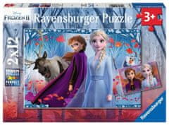 Ravensburger Ledeno kraljestvo Puzzle 2, 2x12 kosov