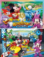 Clementoni Puzzle Supercolor - Mickey Racer 2 x 20 kosov