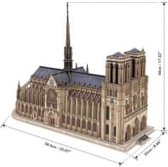 CubicFun Katedrala Notre-Dame 3D sestavljanka 293 kosov