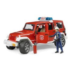 Bruder Red Fire JEEP WRANGLER s figurico in dodatki