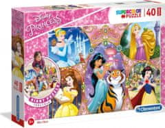 Clementoni Puzzle Supercolor Princesses Floor / 40 kosov