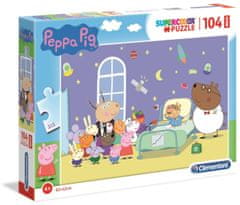 Clementoni Puzzle Supercolor Maxi - Peppa Pig, 104 kosov