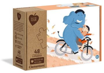 Clementoni Igraj se za prihodnost Sestavljanka Bodi moj prijatelj 3x48 kosov