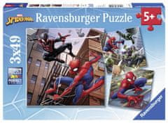 Ravensburger Sestavljanka Spiderman v akciji/3x49 kosov