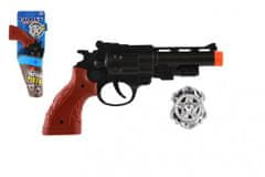Teddies Plastična pištola z zaklopko 22 cm z značko 1 kos