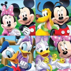 Educa Mickey Mouse in prijatelji 4v1 (12,16,20,25 kosov)