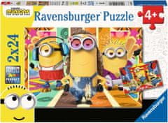 Ravensburger Puzzle Mimons: zlobnež prihaja 2x24 kosov