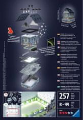 Ravensburger Svetleča 3D sestavljanka Night Edition Haunted House 257 kosov