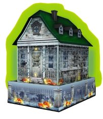 Ravensburger Svetleča 3D sestavljanka Night Edition Haunted House 257 kosov