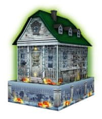 Ravensburger Puzzle 3D (nočna izdaja) - Strašilna hiša 216 kosov