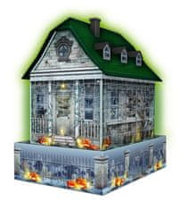 Ravensburger Svetleča 3D sestavljanka Night Edition Haunted House 257 kosov