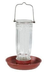Zolux Zunanji napajalnik GLASS steklo rdeče