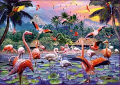 Ravensburger Pink Flamingos Puzzle 1000 kosov